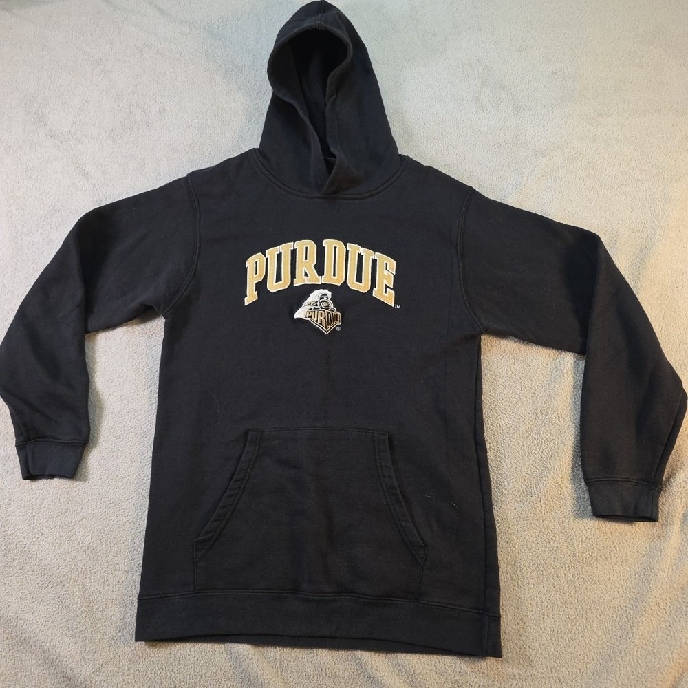 Purdue Boilermakers Genuine Stuff Hoodie Sweatshirt Men's XL Black NCAA College